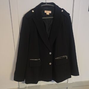 Michael Kors Black Blazer with Silver Buttons